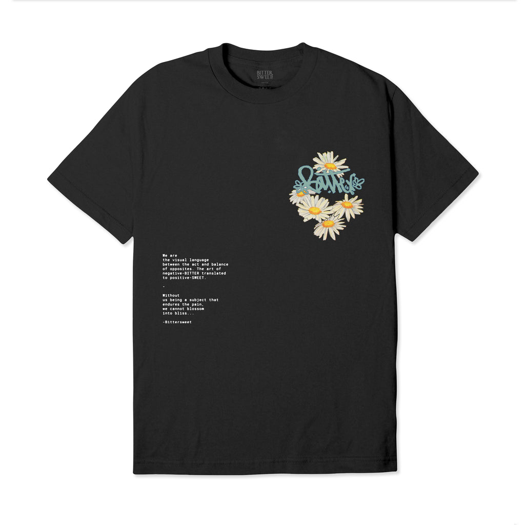 Bitter Petals Tee- Black - Bittersweet