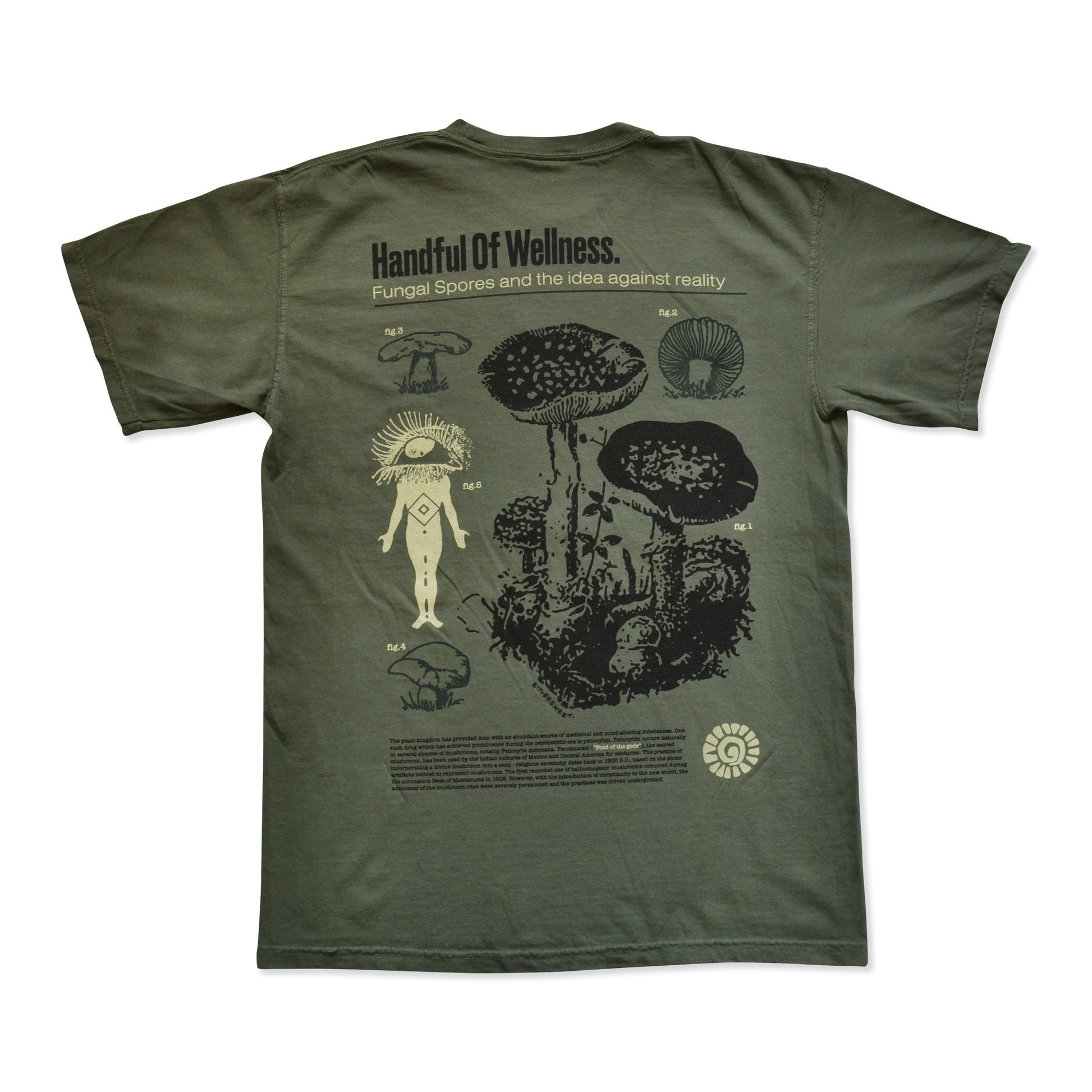 Fungal Wellness Tee - Sage - Bittersweet