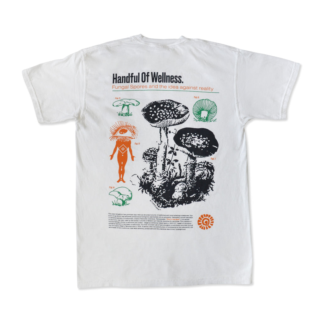 Fungal Wellness Tee - White - Bittersweet