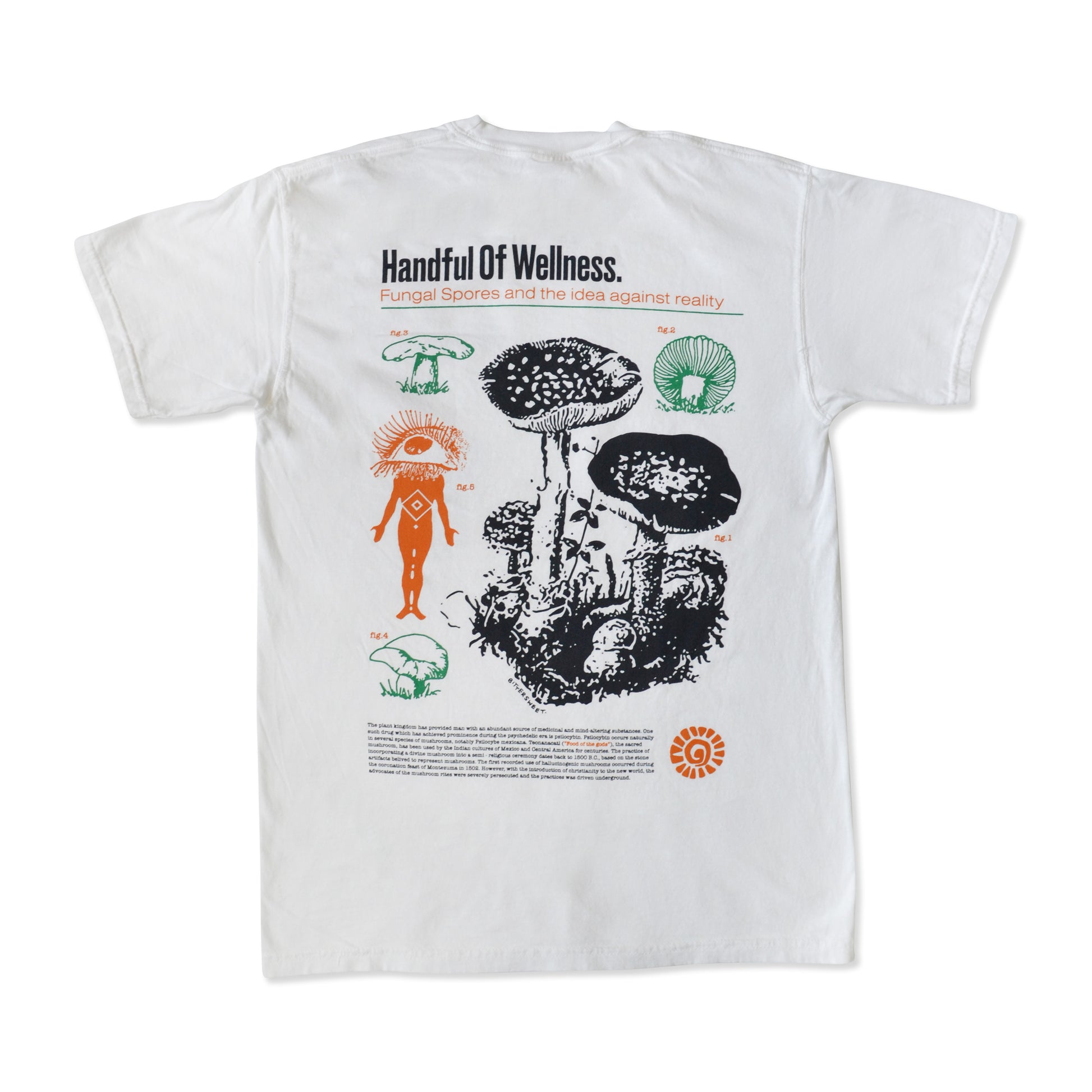 Fungal Wellness Tee - White - Bittersweet